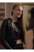 Barely Lethal Sophie Turner (Heather) Black Biker Jacket